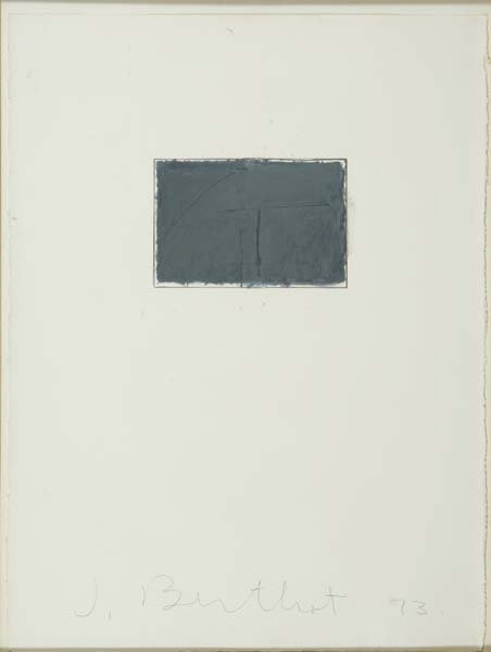 Jake Berthot (American, b. 1939) October Group #3: Jake Berthot (American, b. 1939) October Group #3, 1973; Graphite and enamel on paper (framed); Signed and dated; 30" x 22 1/2" (sheet); Provenance: O.K. Harris Works of Art, New York (label on verso)