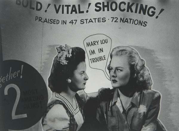 William Klein (American, b. 1928) Mary Lou I'm in: William Klein (American, b. 1928) Mary Lou I'm in Trouble, New York, 1954; Gelatin silver print; Signed, dated and titled; 15 7/8" x 19 7/8" (sheet)