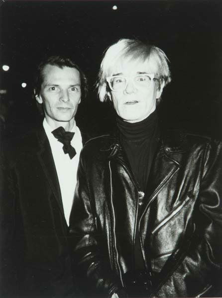 Baird Jones (American, 20th Century) Untitled (And: Baird Jones (American, 20th Century) Untitled (Andy Warhol and Noel Mapstead), 1984; Gelatin silver print; Signed and dated; 10" x 8" (sheet)