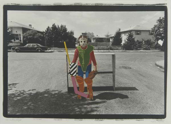 Marcia Resnick (American, 20th Century) Two works: Marcia Resnick (American, 20th Century) Two works of art: The Hockey Player; Hand-colored gelatin silver print; Signed and titled; 16" x 19 7/8" (sheet); Untitled; Gelatin silver print with additions;