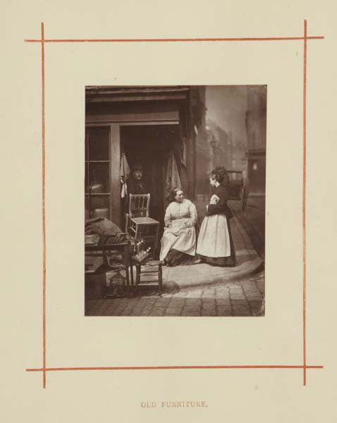 John Thomson (British, 1837-1921) Street Life in L: John Thomson (British, 1837-1921) Street Life in London: Old Furniture, 1877; Woodburytype; Titled; 4 1/2" x 3 1/2" (sheet)
