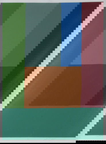 Dan Christensen, Chord Progression I, 1978, screen: Dan Christensen, Chord Progression I, 1978, screenprint in colors; 38-1/2 x 28 inches (image); 52/150; numbered and signed along lower margin; framed (42 x 31-1/2 inches)