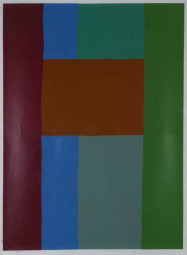 Dan Christensen, Chord Progression II, 1978, scree: Dan Christensen, Chord Progression II, 1978, screenprint in colors; 38-1/2 x 28 inches (image); 53/150; numbered and signed along lower margin; framed (42 x 31-1/2 inches)