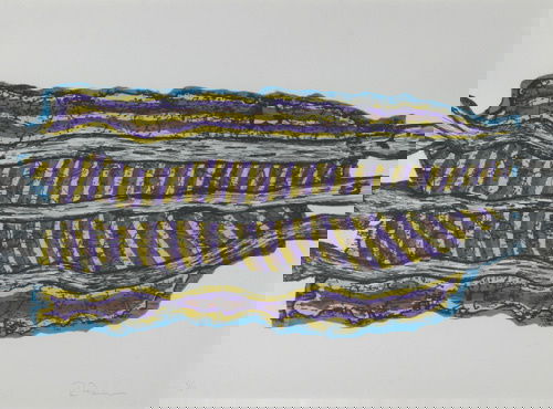 Rafael Ferrer, Istoria de la Isla III, Tam #: 74-1: Rafael Ferrer, Istoria de la Isla III, Tam #: 74-189, 1974, lithograph in colors; 20 x 27 inches (sheet); V/VII; numbered and signed along lower margin; framed (21-1/4 x 28-1/4 inches); Provenance: Ta