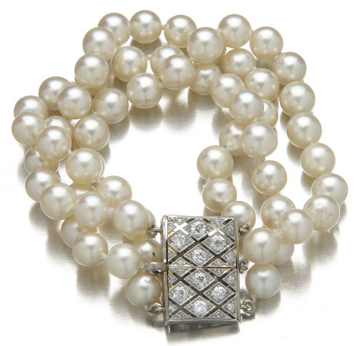 seaman schepps deco diam pearl bracelet