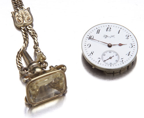 Tiffany & Co. watch movement and a Victorian citri
