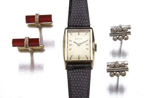 Jewelry for a gentleman: cufflinks by Georg Jensen