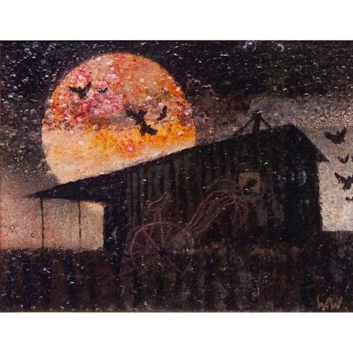 678: Walter Williams (American 1920-1998) "Dusk," oil o