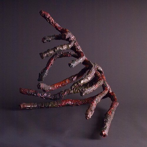 Rosemarie Castoro, Spider Spine, resin and wire scu: Rosemarie Castoro, Spider Spine, resin and wire sculpture, 22 1/2" x 24" x 19 3/4"
