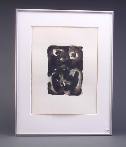 Bill Jensen, Untitled, 1973, ink wash on paper, 14: Bill Jensen, Untitled, 1973, ink wash on paper, 14 3/4" x 11", framed. Provenance: Lorence Monk Gallery, New York, exhibition: Paintings and Drawings, 9/20-10/11, 1986