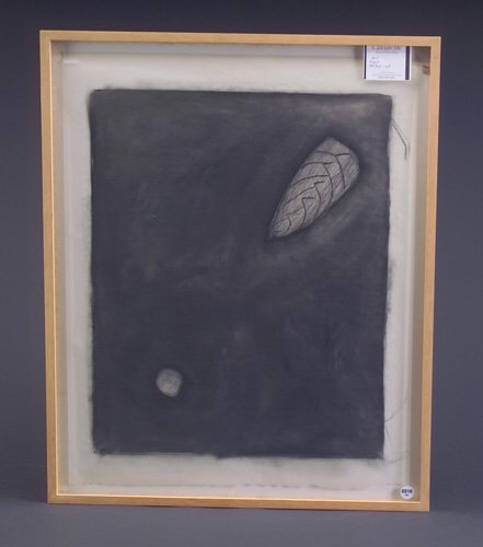 Bill Jensen, Untitled, 1975, graphite on vellum, 2: Bill Jensen, Untitled, 1975, graphite on vellum, 23 1/4" x 18 3/4", inscribed, signed and dated on verso, framed