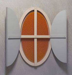 Siah Armajani, From the Dictionary for Building, p: Siah Armajani, From the Dictionary for Building, painted wood with plexiglass, 44 3/4" x 46" x 9"