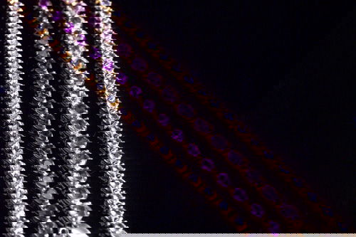 JEWELRY GROUP Four link bracelets: two tanzanite a: JEWELRY GROUP Four link bracelets: two tanzanite and two amethyst link bracelets in 14k yellow gold. 7 1/2" - 8"