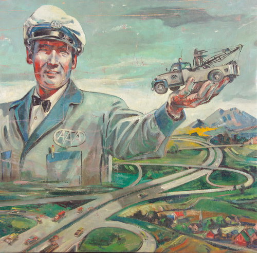 American Advertisement original illustration, AAA