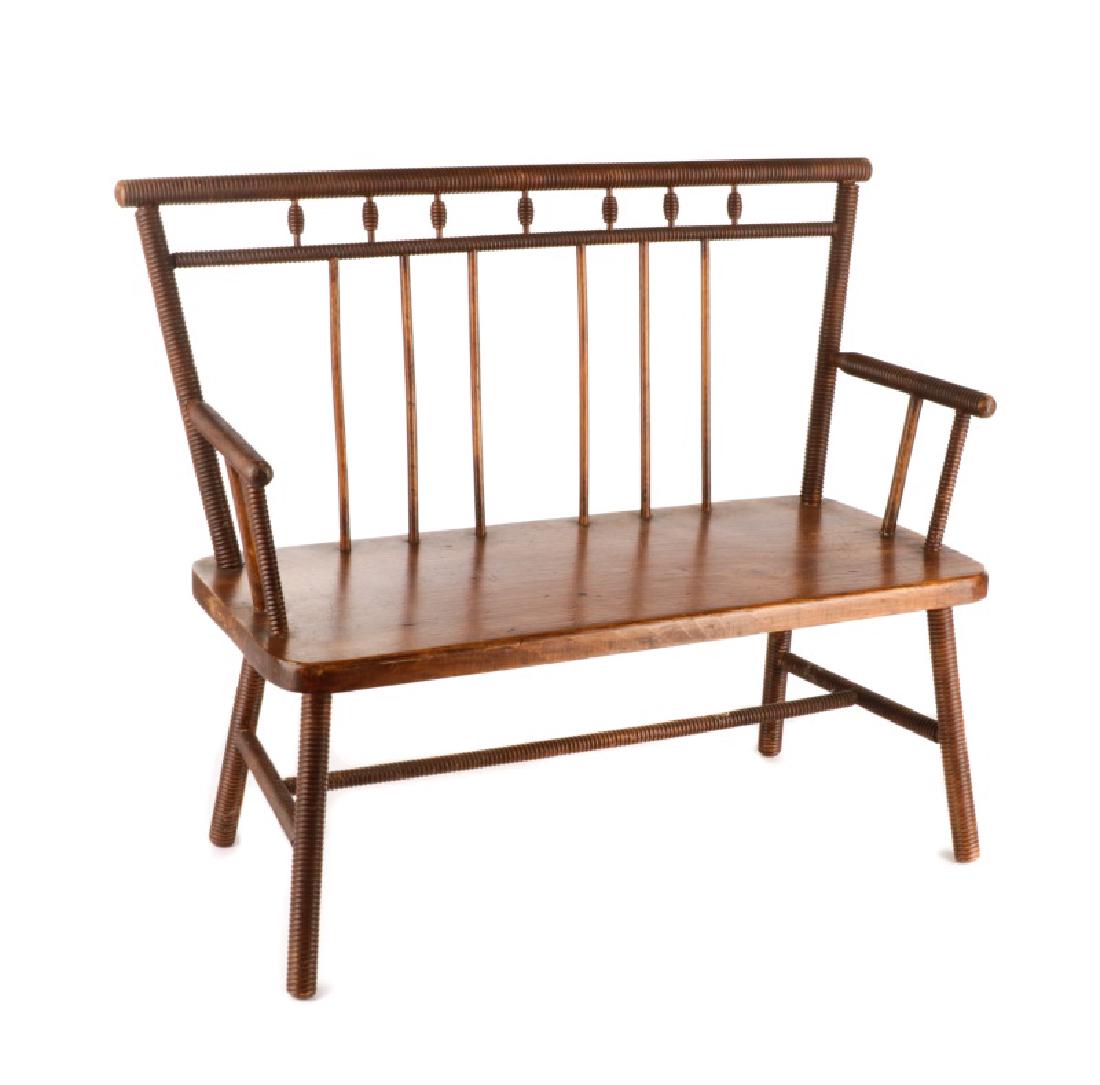 American Diminutive Child's Bench, Likely Southern (1 of 6)