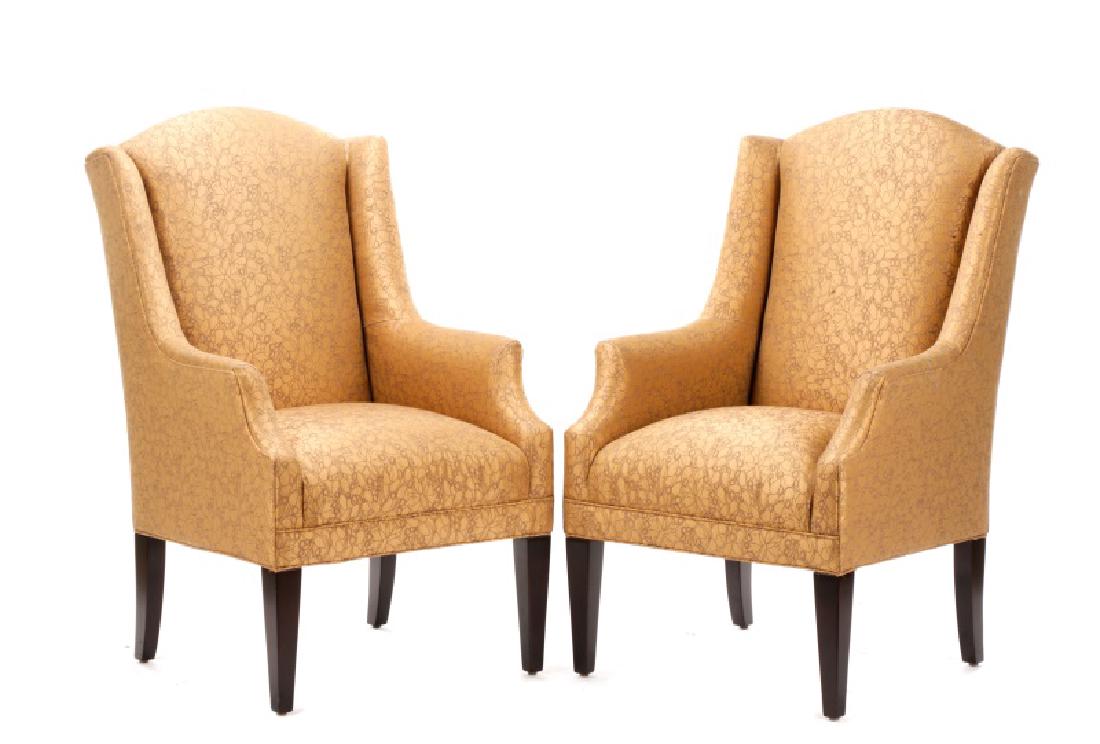 Pair of Dapha for Baker Upholstered Armchairs (1 of 6)