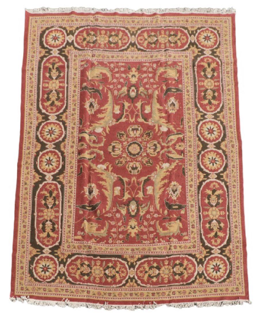 Hand Woven Soumak Room Size Rug, Approx. 9' x 12' (1 of 8)