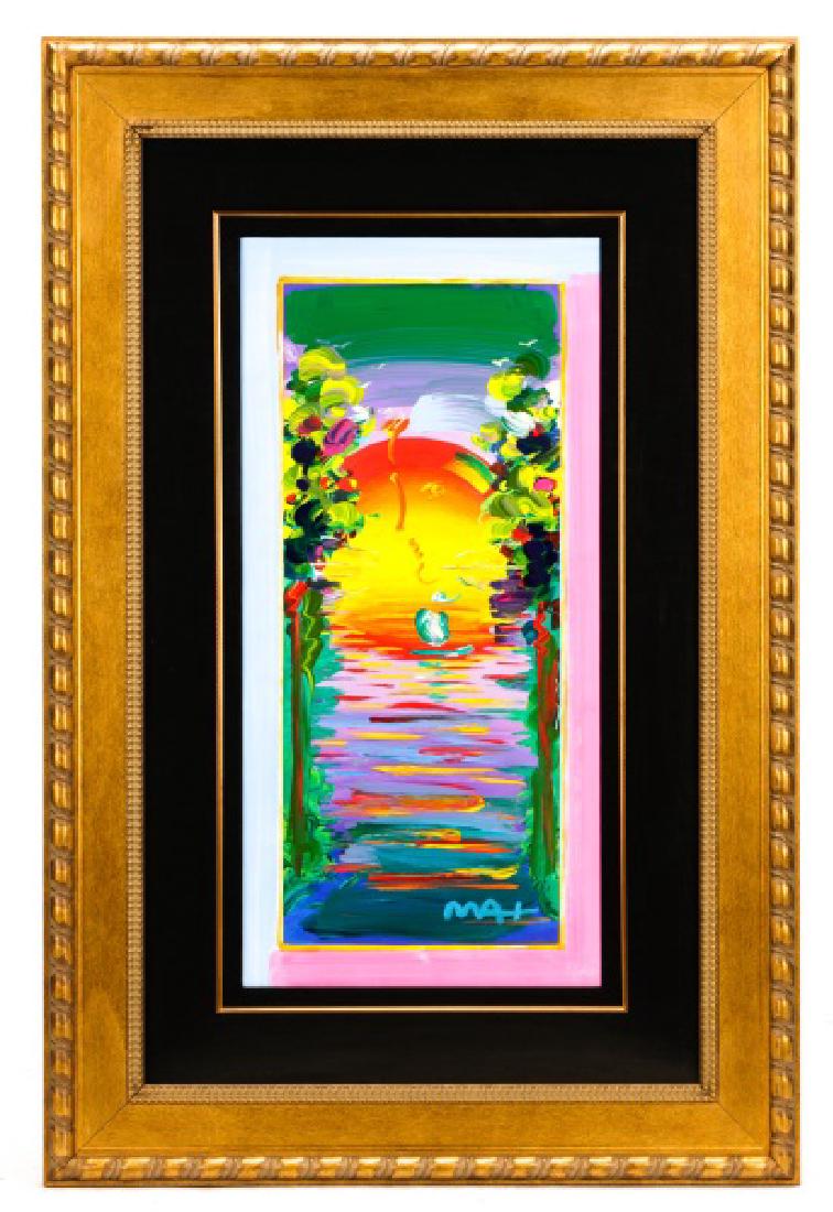 Peter Max, "A Better World", Acrylic, Signed (1 of 7)