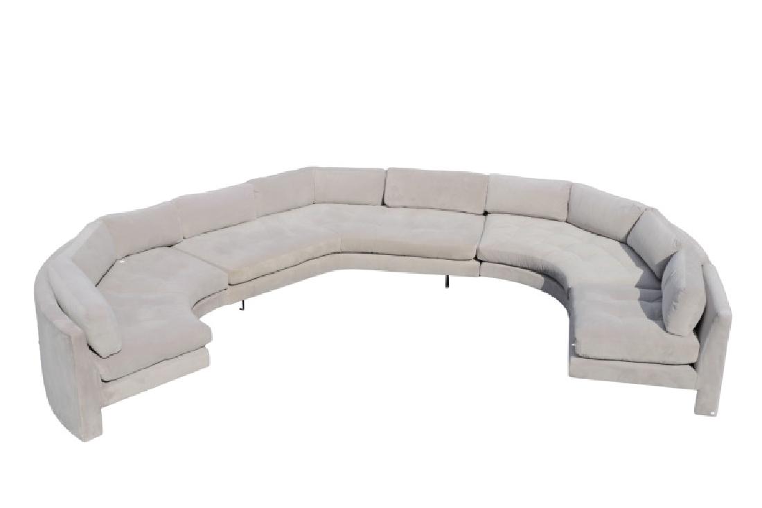 Vladimir Kagan Gray Omnibus III Sectional Sofa (1 of 8)