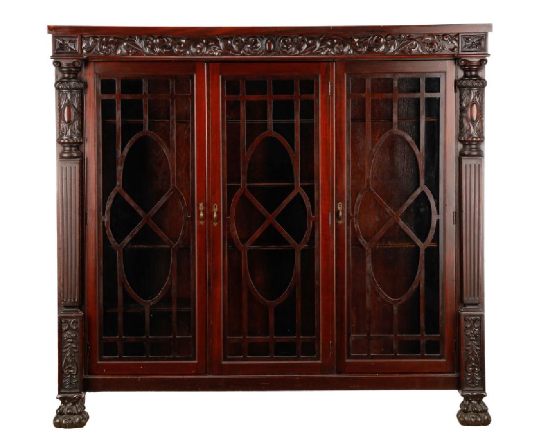 Late Classical Revival Bookcase Manner of Horner (1 of 10)