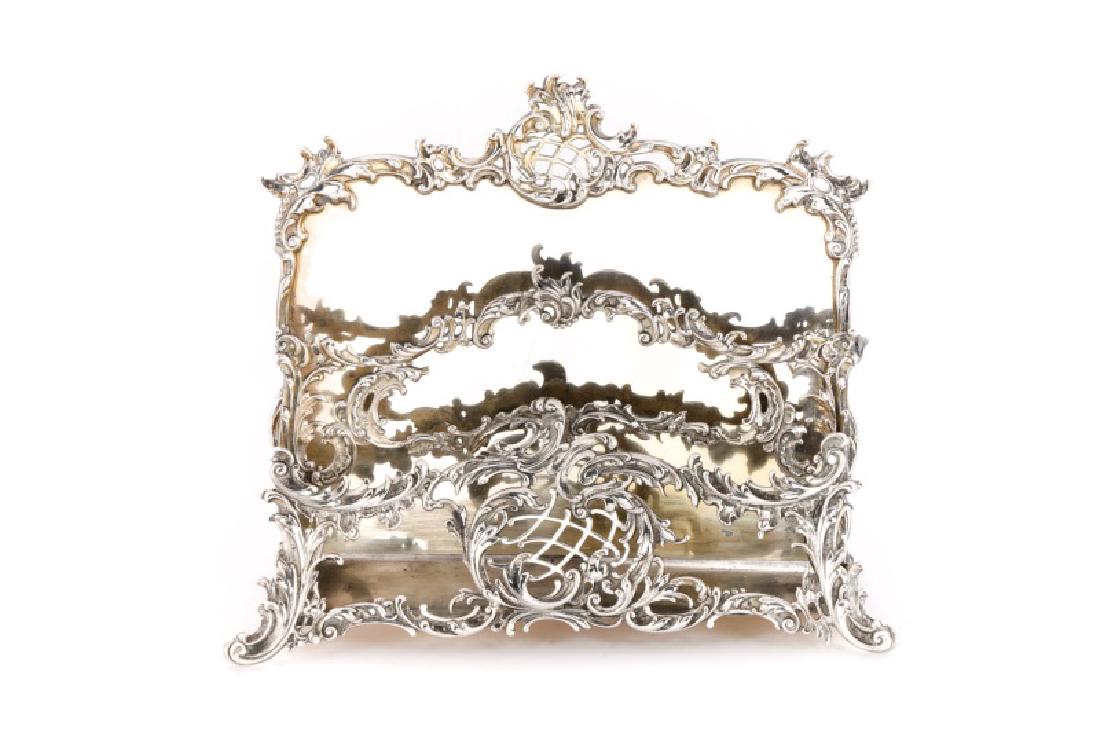 Howard & Co. Sterling Letter Holder w/ Stand (1 of 9)