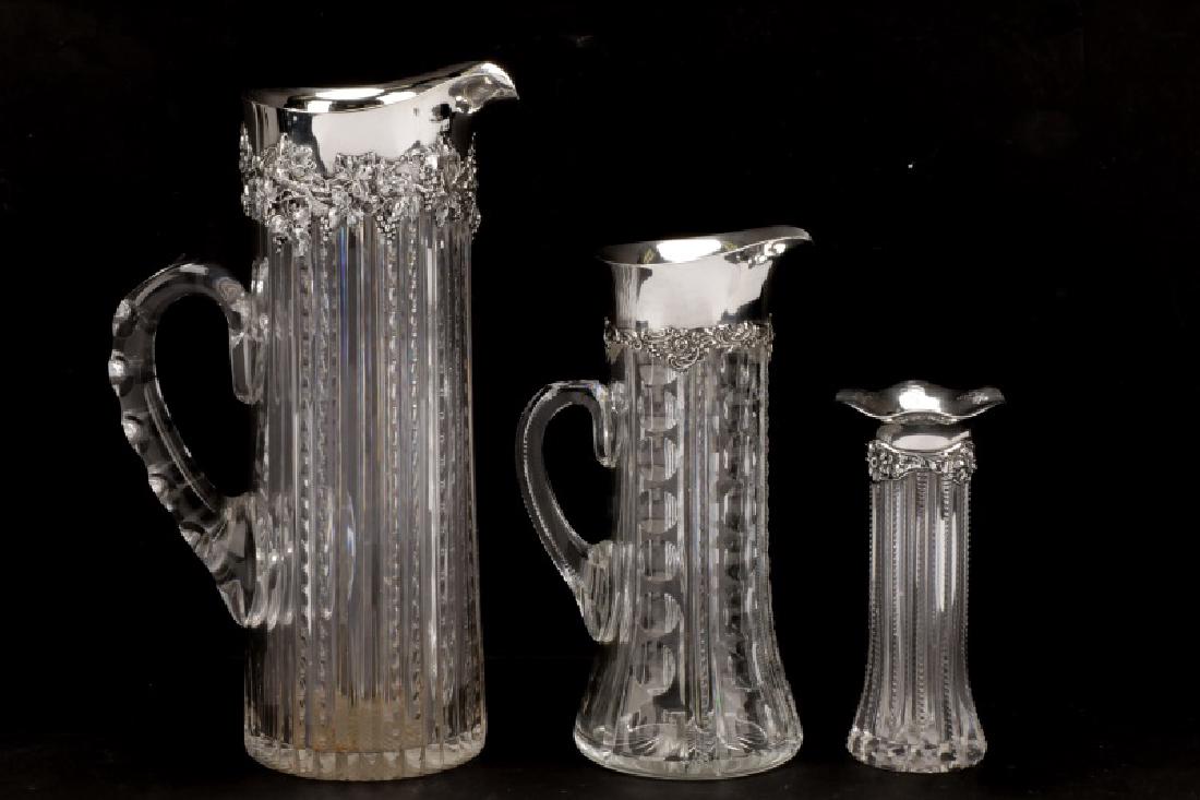 3 Gorham Sterling & Cut Glass Table Articles (1 of 9)
