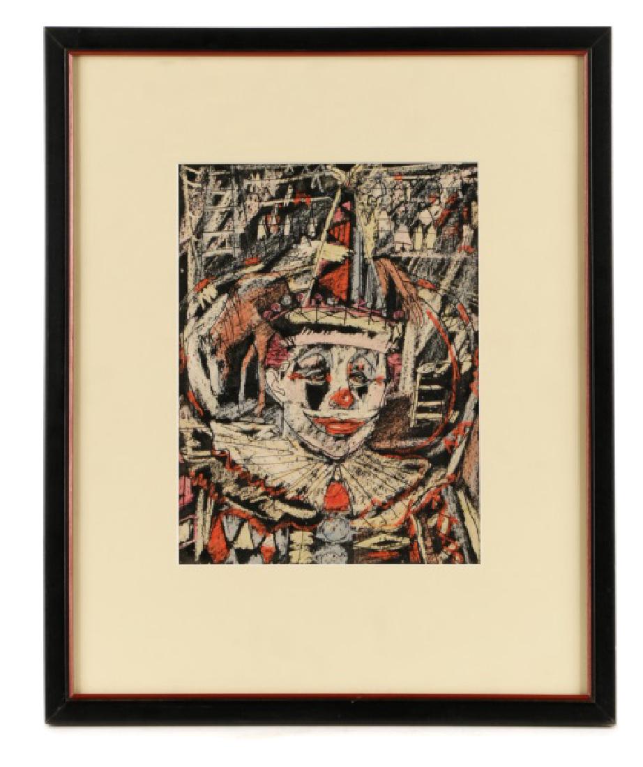 Benjamin Shute, "Clown Head", Mixed Media (1 of 8)