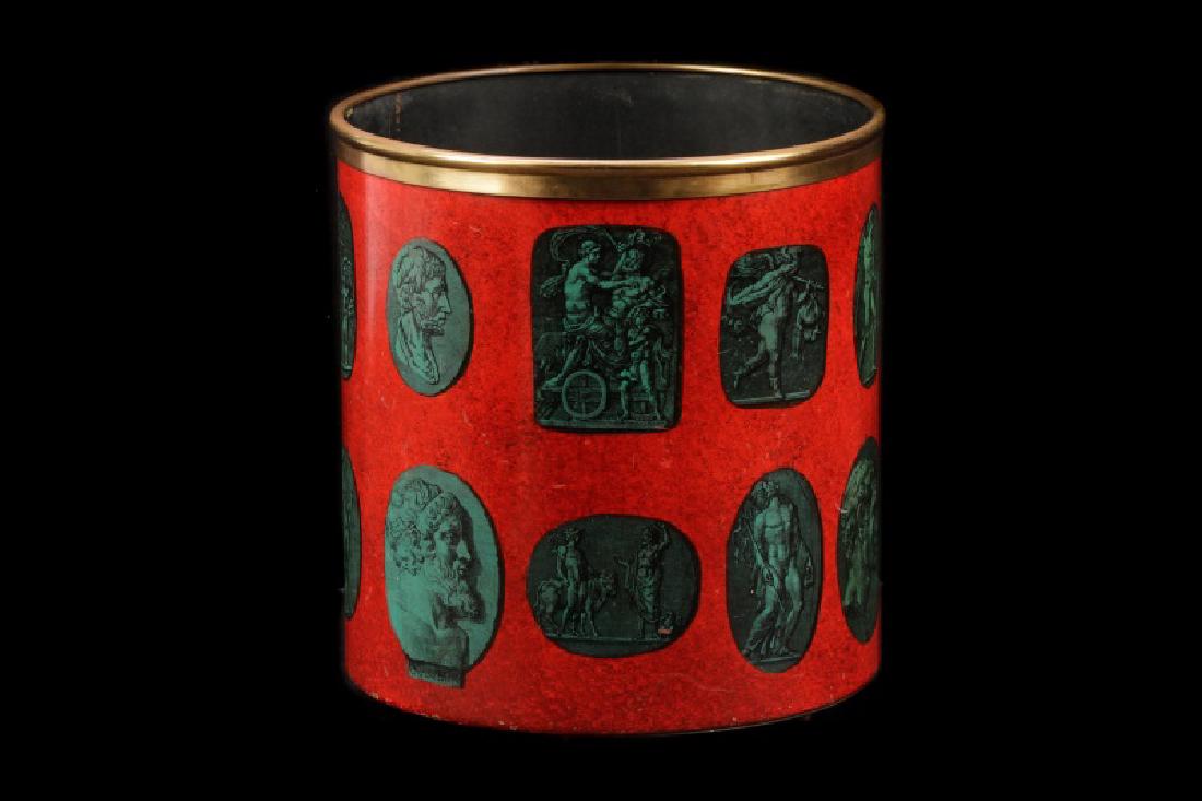 Piero Fornasetti Cammei Waste Paper Basket (1 of 9)