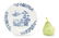 Pair Chinese Export Blue & White Porcelain Plates - 7