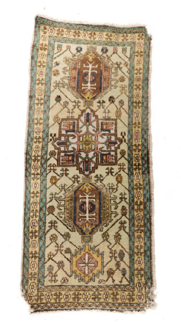 Hand Woven Semi Antique Turkish Runner (1 of 9)