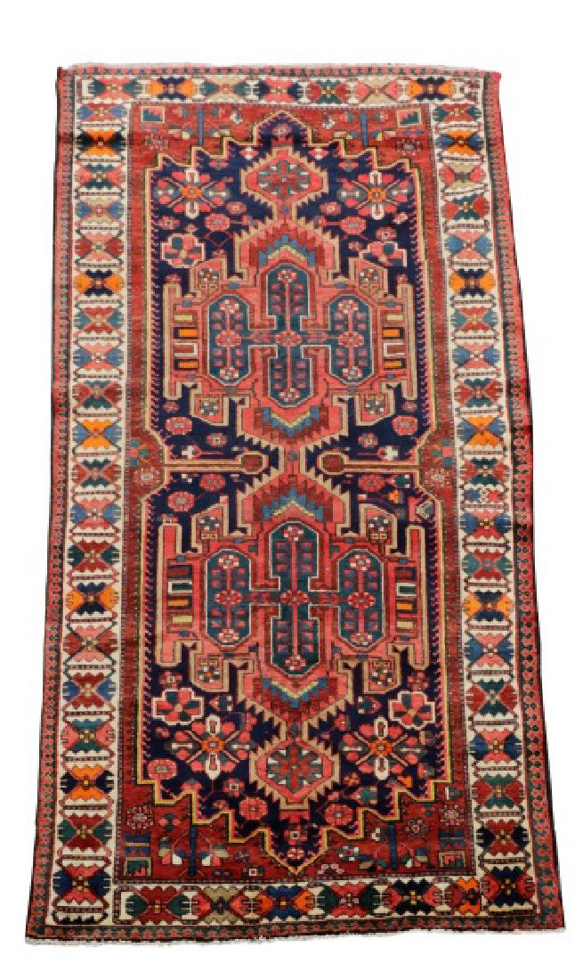 Hand Woven Semi Antique Persian Bahktiari Runner (1 of 7)