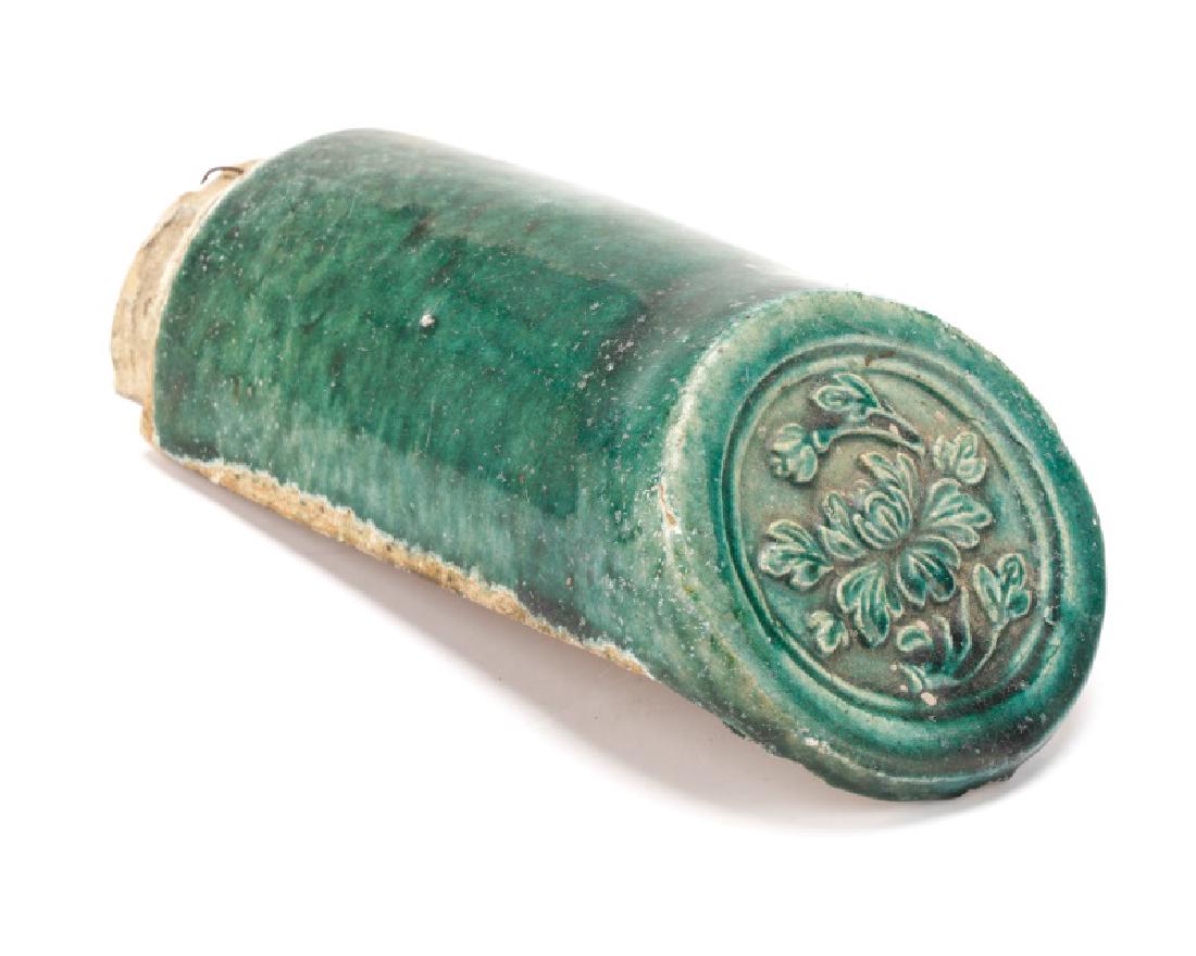 Chinese Green Sancai Glazed Roof Tile (1 of 1)
