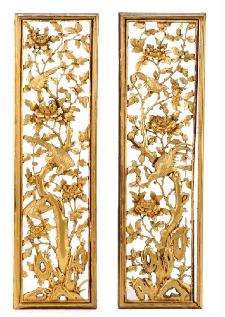 Pair Giltwood Aesthetic Movement Wall Appliques (1 of 9)