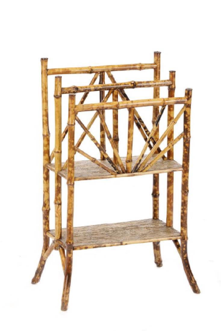 Aesthetic Movement Bamboo Newspaper Rack (1 of 6)
