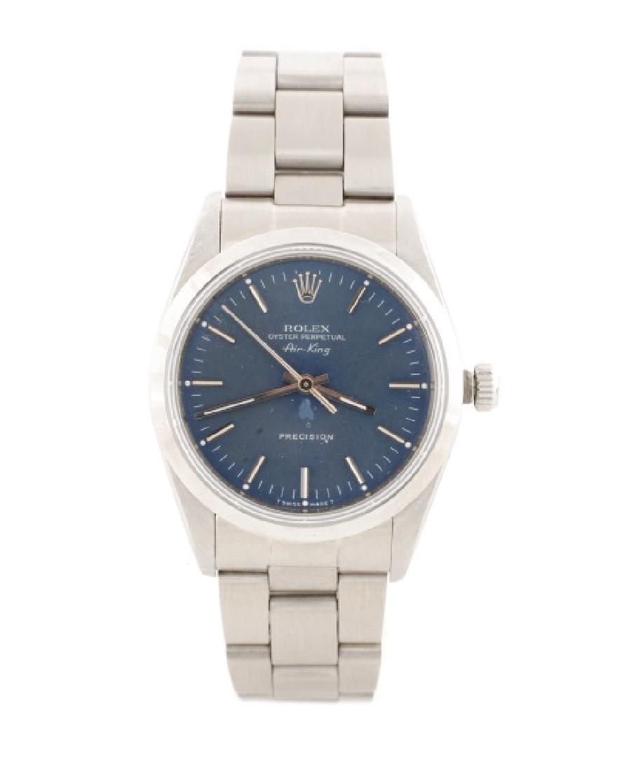 Men's Rolex Oyster Perpetual Air-King Blue Watch (1 of 6)