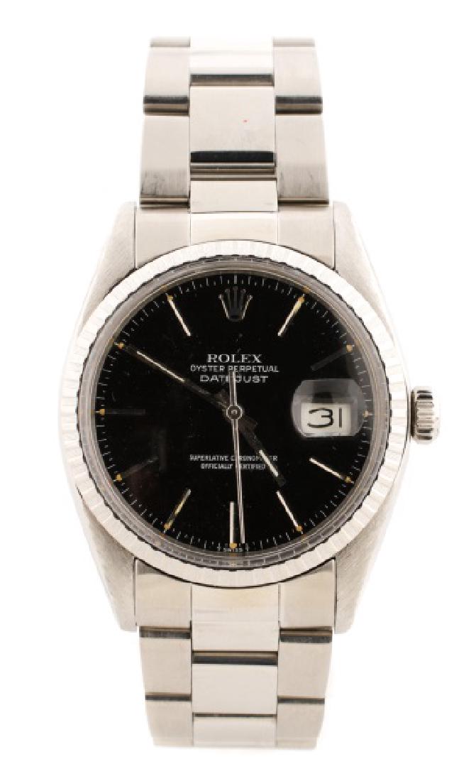 Men's Stainless Rolex Oyster Perpetual Datejust (1 of 5)