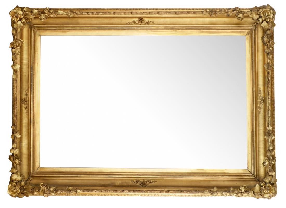 Large Naturalistic Continental Giltwood Mirror (1 of 6)