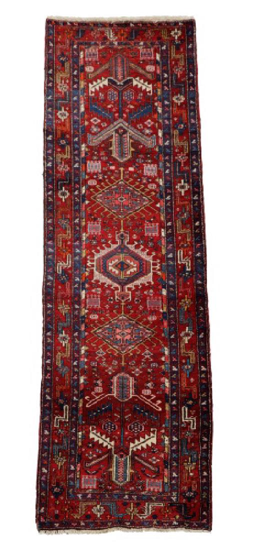 Hand Woven Semi Antique Persian Heriz Runner (1 of 7)