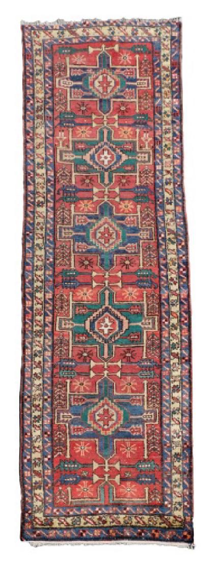 Hand Woven Persian Heriz Area Runner (1 of 1)