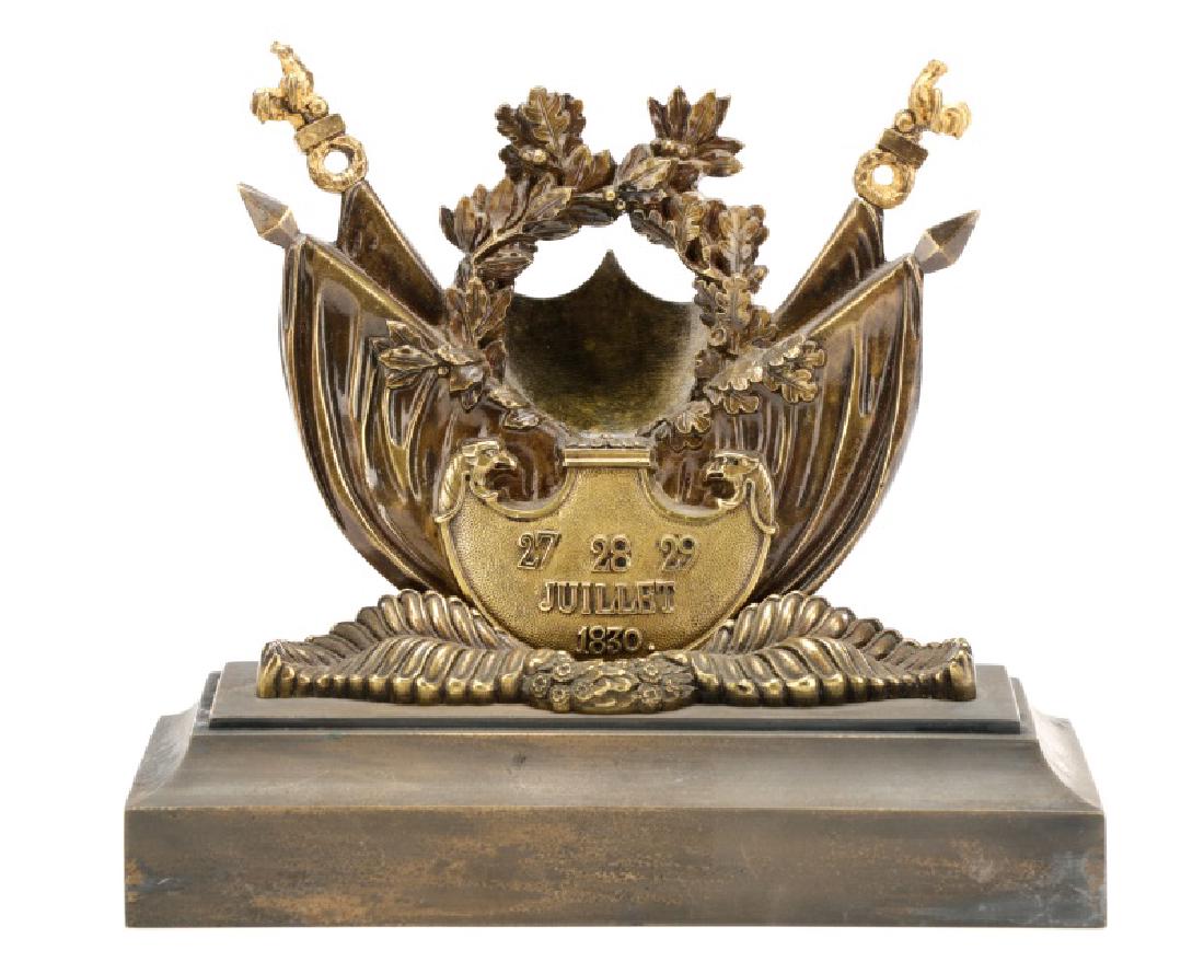 French Empire Bronze Pocket Watch Holder (1 of 1)