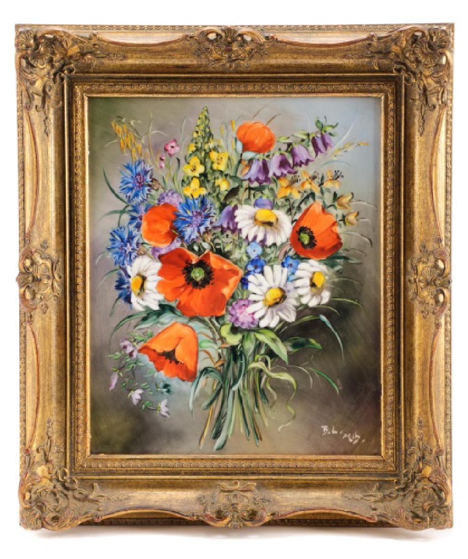 Hand Painted Rosenthal Porcelain Plaque, Signed (1 of 9)