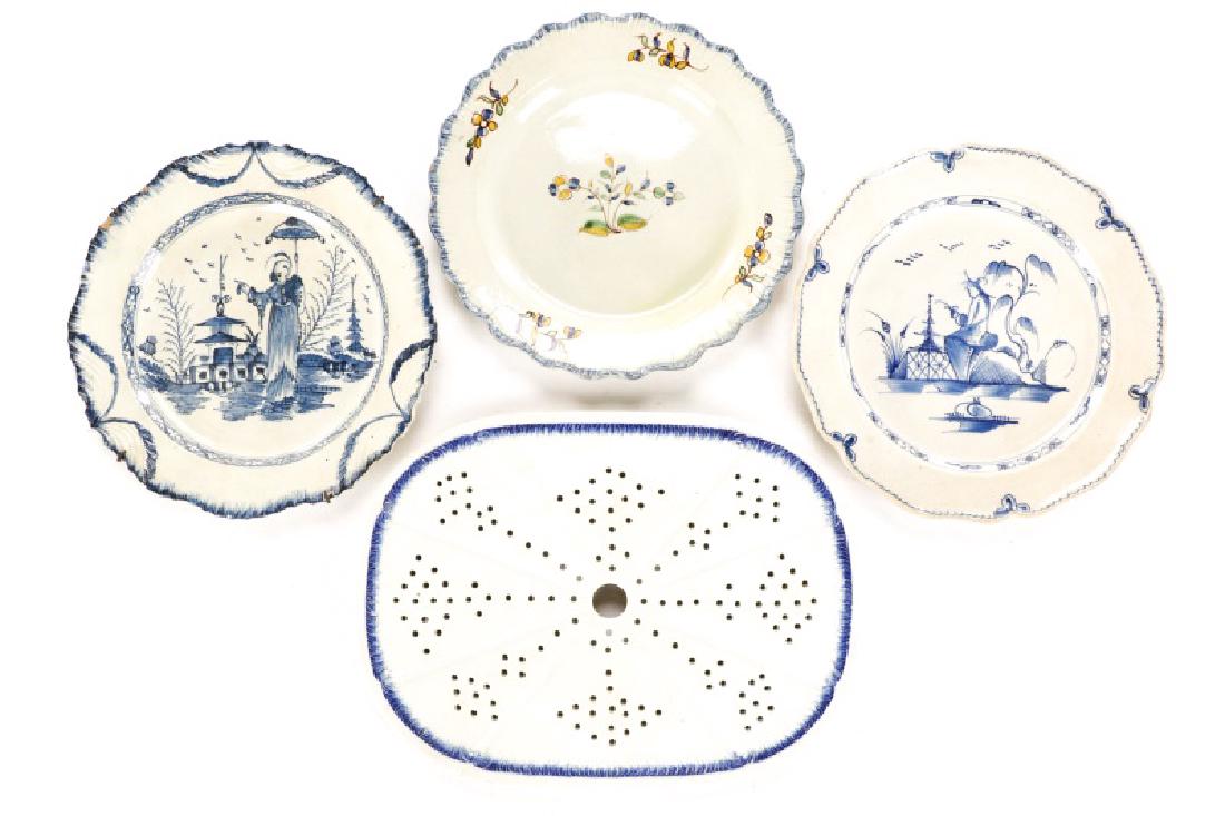 Group of Four Pieces Creamware & Pearlware (1 of 11)