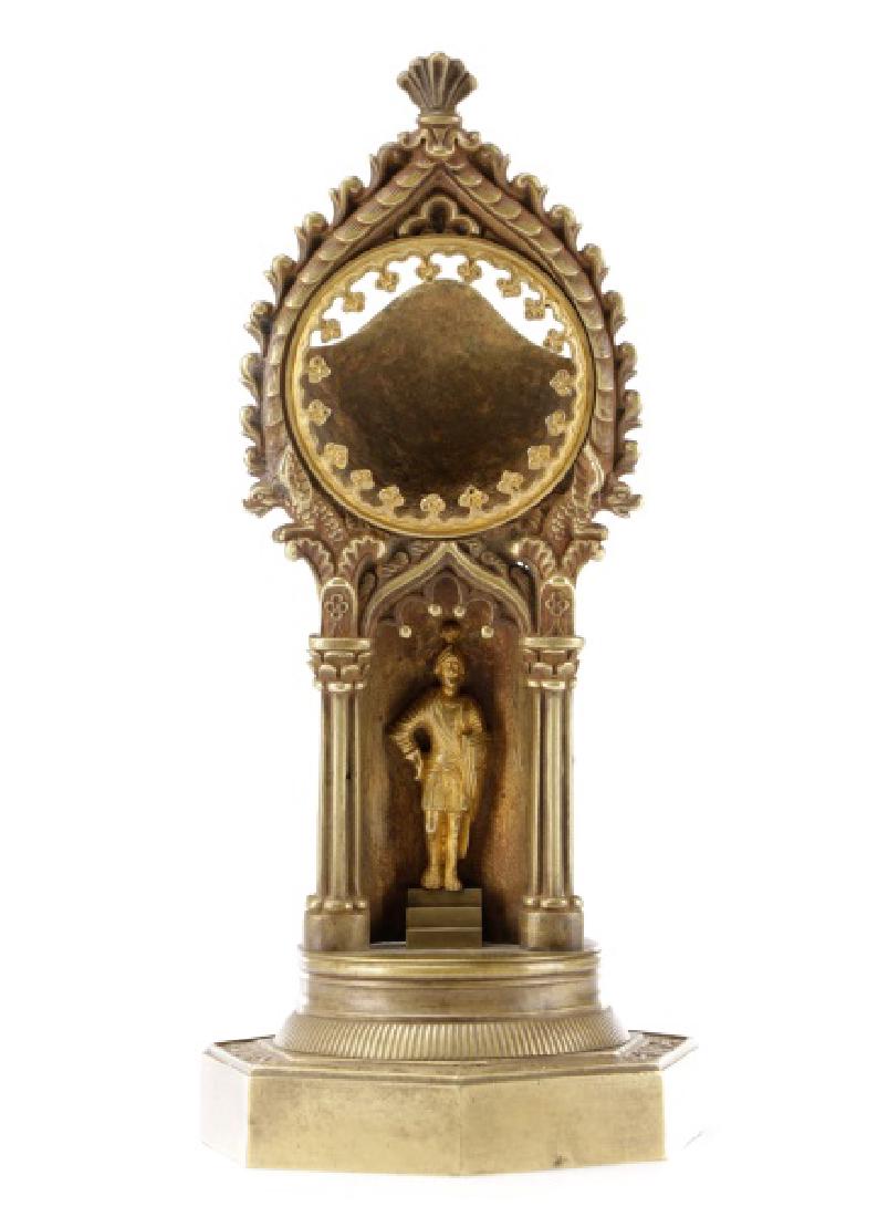 Victorian Cast Brass Pocket Watch Stand Holder (1 of 9)