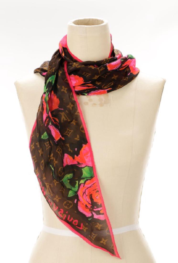 Stephen Sprouse for Louis Vuitton Silk Scarf (1 of 2)