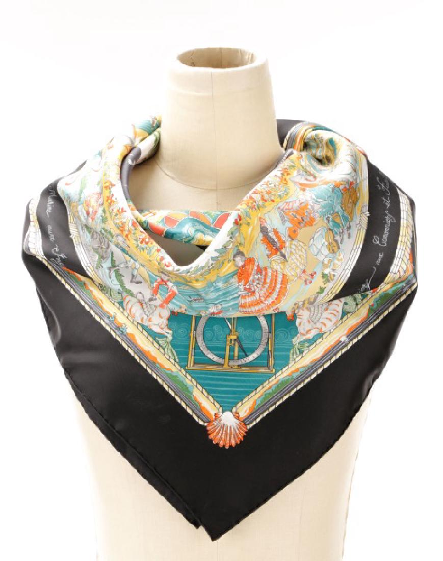 Large Hermes "Per Astra Ad Astra" Silk Scarf (1 of 1)