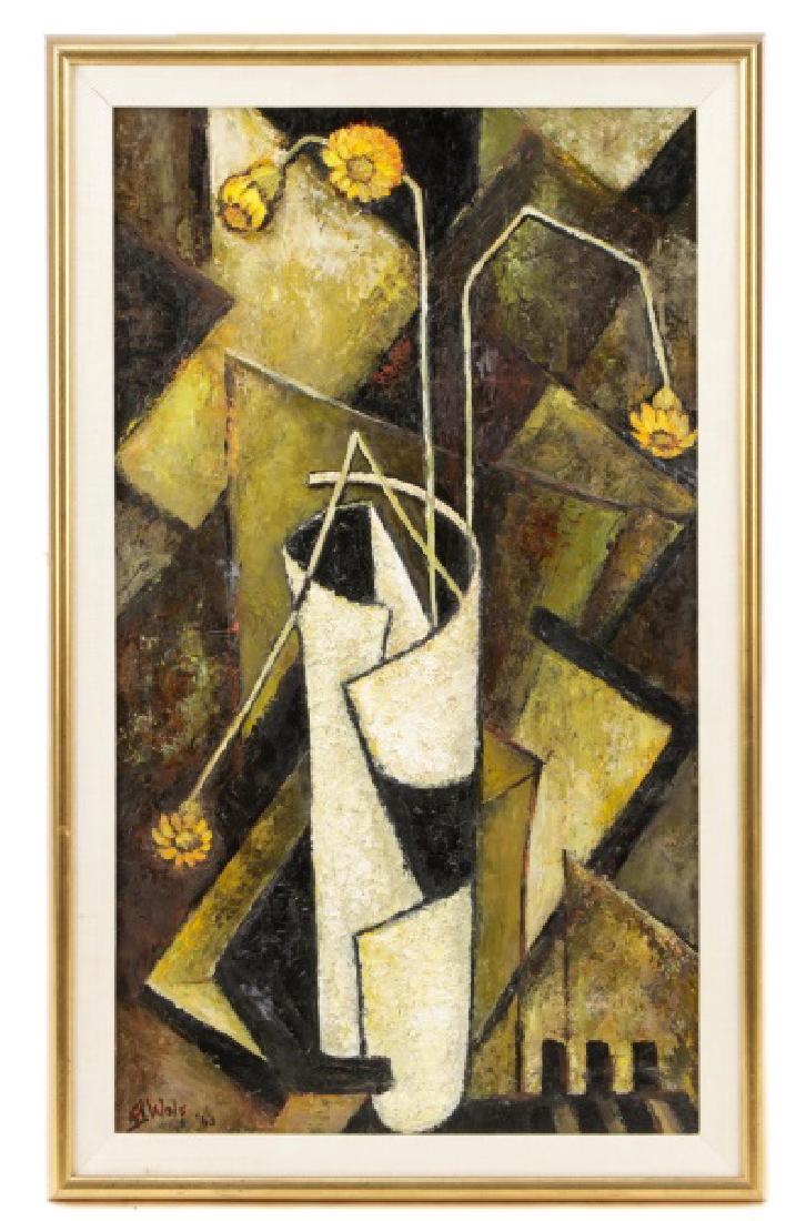American School, "Cubist Still Life", Signed (1 of 7)
