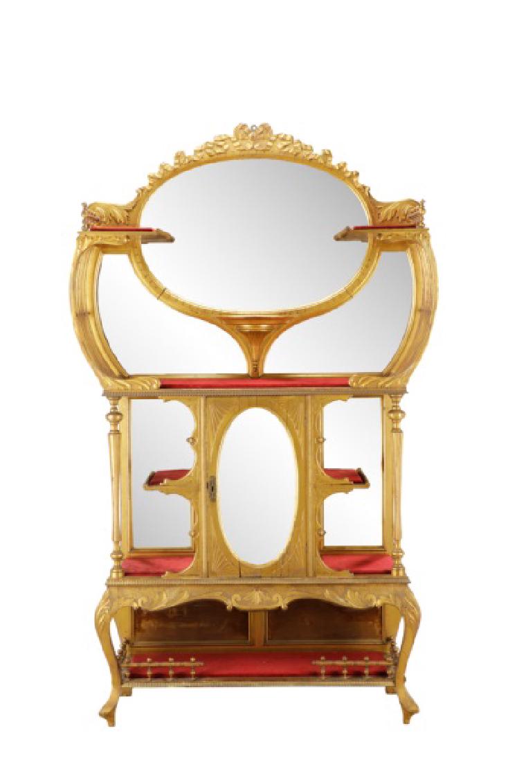 Carved Giltwood Art Nouveau Etagere (1 of 6)