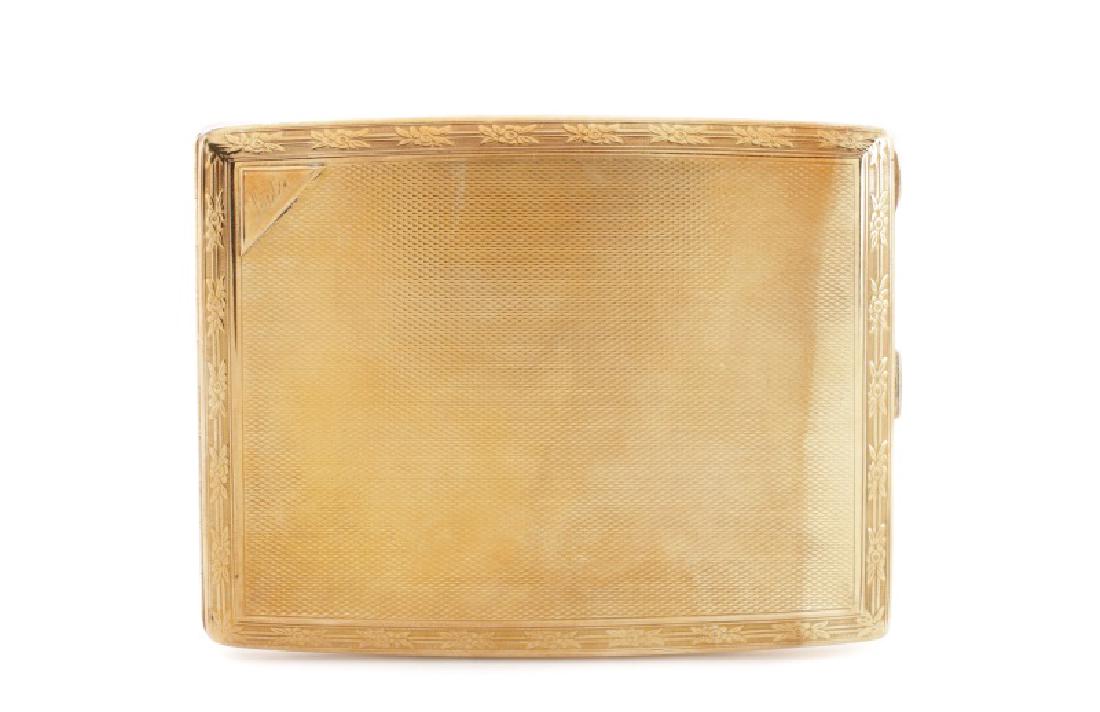 Ladies 14k Yellow Gold w/ 18k Wash Cigarette Case (1 of 6)