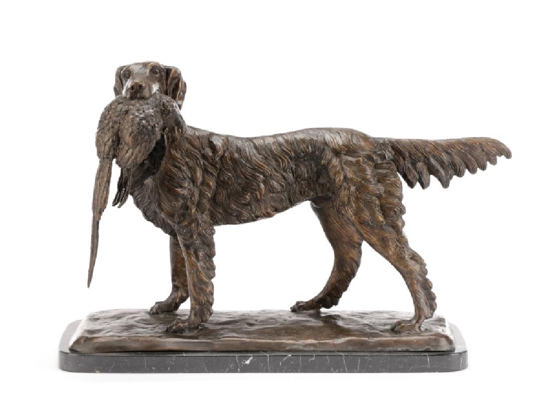 After Moigniez "Hunting Dog with Pheasant", Bronze (1 of 10)