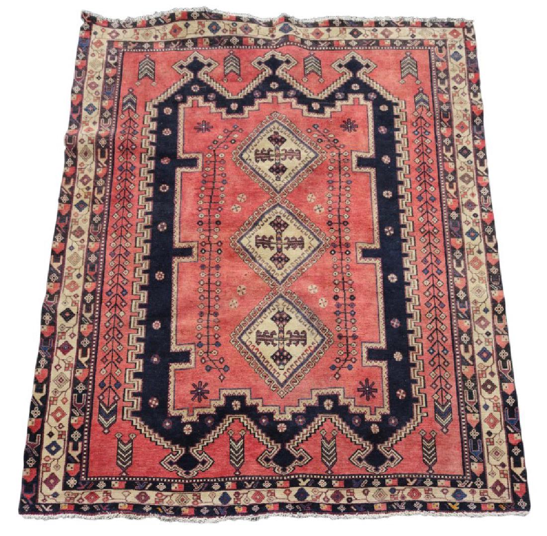 Hand Woven Tribal Rug 5' 4" x 7' 1" (1 of 5)